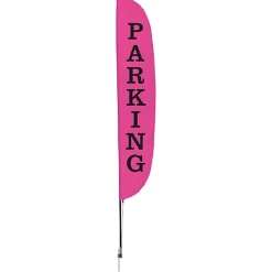 Outdoor Stadium Flutter Sail Sign - 15' - One Sided