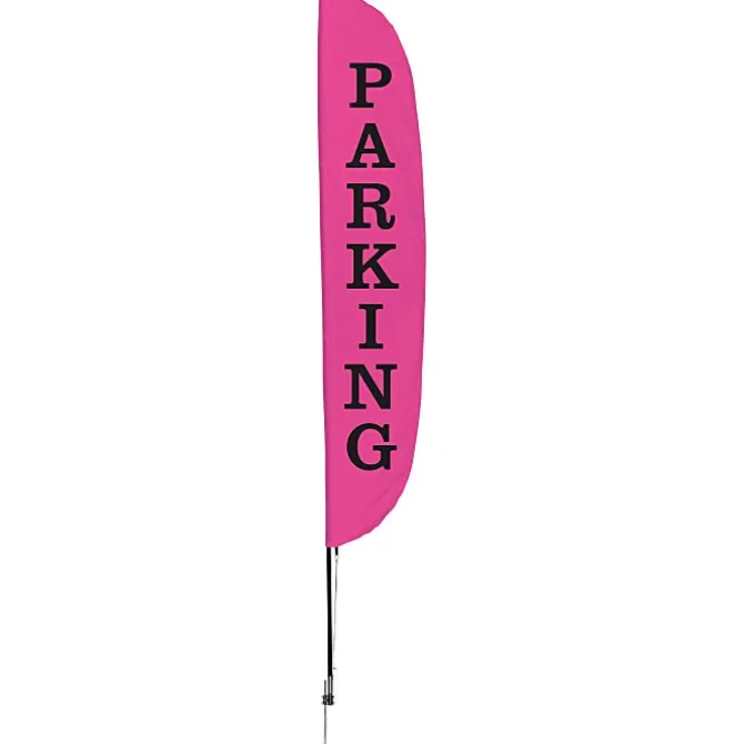 Outdoor Stadium Flutter Sail Sign - 15' - One Sided