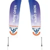 Outdoor Value Blade Sail Sign - 15 feet - Two Sided