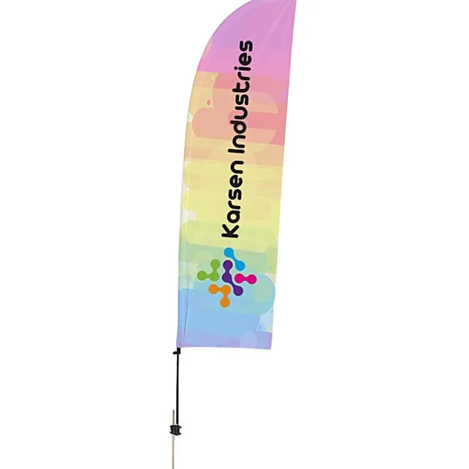 Outdoor Value Blade Sail Sign - 10 1/2 feet - One Sided