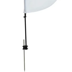 Outdoor Value Feather Sail Sign - 7 1/2 feet - One Sided