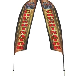 Outdoor Value Razor Sail Sign - 15 feet - Two Sided