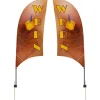 Outdoor Value Razor Sail Sign - 7 1/2 feet - Two Sided