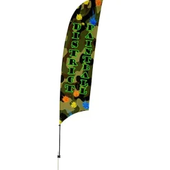 Outdoor Value Razor Sail Sign - 15 feet - One Sided