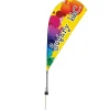 Outdoor Value Sail Sign - 6 1/2 feet - One Sided