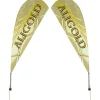 Outdoor Value Sail Sign - 9 1/2 feet - Two Sided