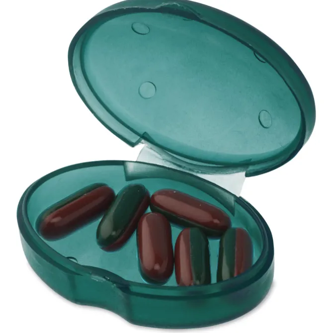 Oval Pill Box - Translucent - 24 hr