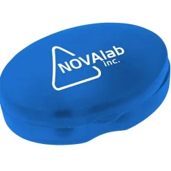 Oval Pill Box - Translucent - 24 hr