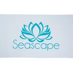 Oversize Velour Beach Towel - White