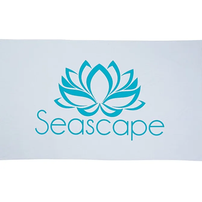 Oversize Velour Beach Towel - White - 24 hr