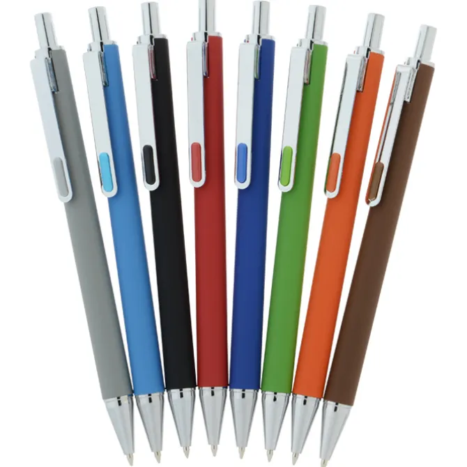 Owen Soft Touch Metal Pen - Full Color