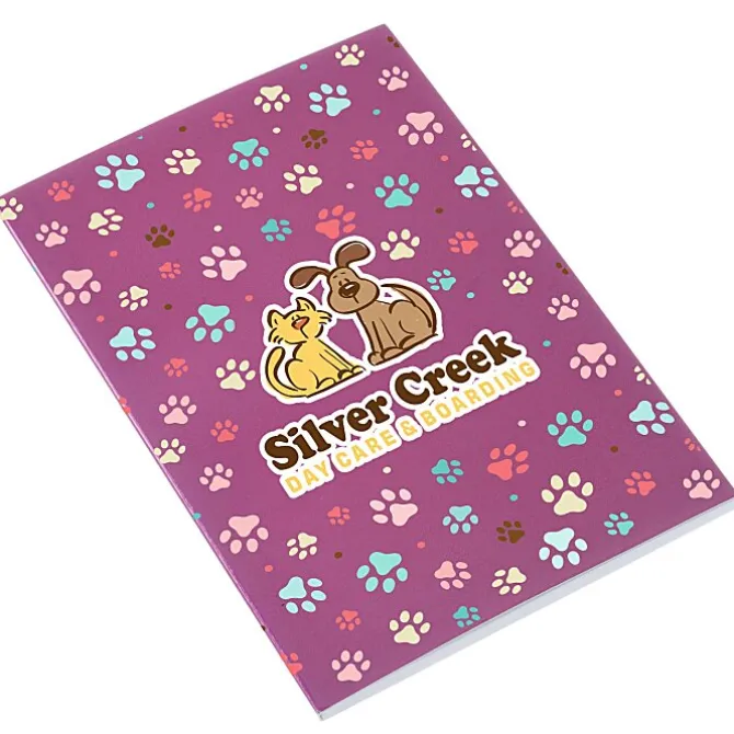 Paper Cover Notebook - 6 inches x 4 inches - Colors