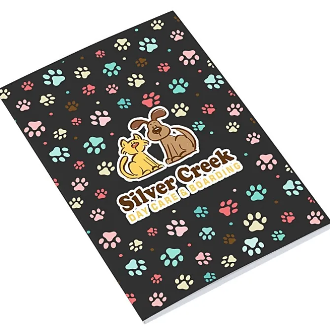 Paper Cover Notebook - 6 inches x 4 inches - Colors
