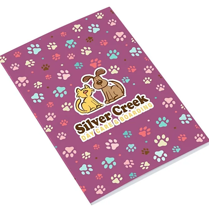 Paper Cover Notebook - 6 inches x 4 inches - Colors