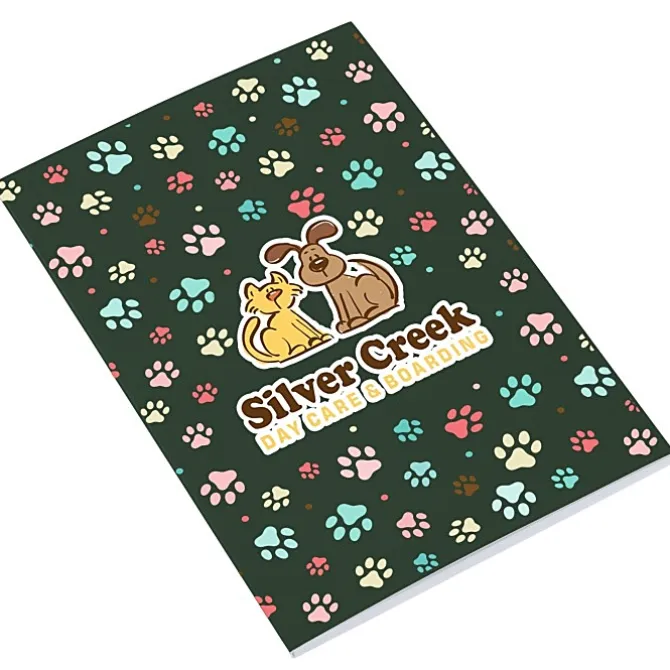 Paper Cover Notebook - 6 inches x 4 inches - Colors