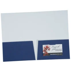 Paper Two-Pocket Mini Folder - 8 3/4 inches x 6 inches