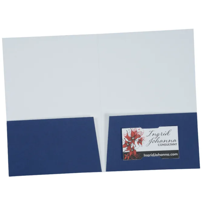 Paper Two-Pocket Mini Folder - 8 3/4 inches x 6 inches