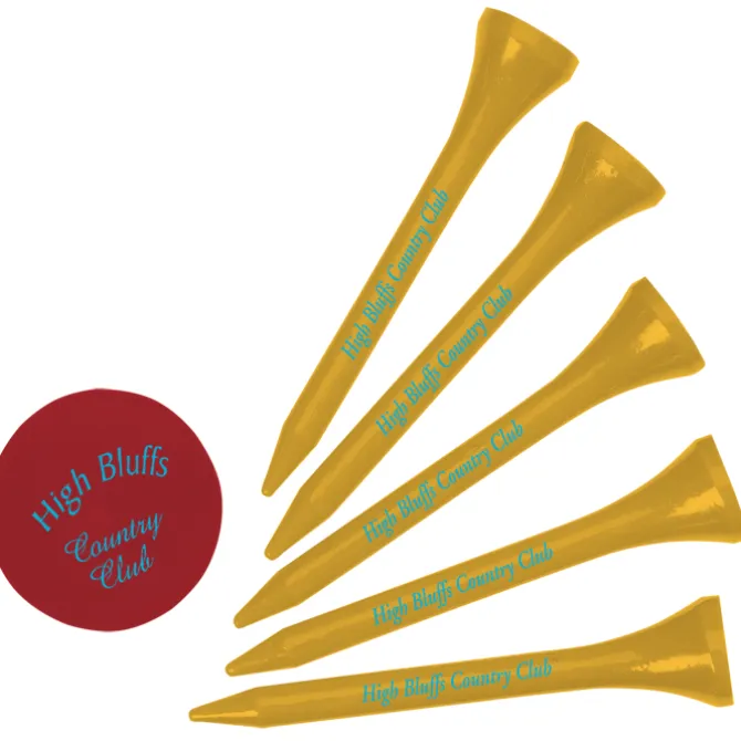 Par Pack- 5 Tees & 1 Quarter Mark