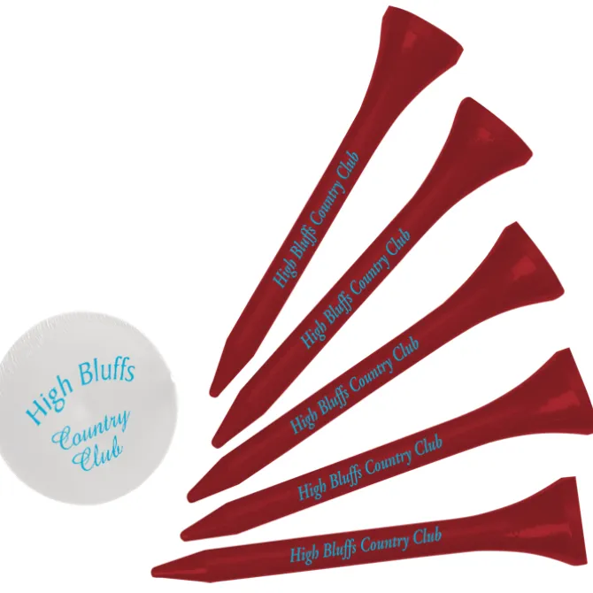 Par Pack- 5 Tees & 1 Quarter Mark