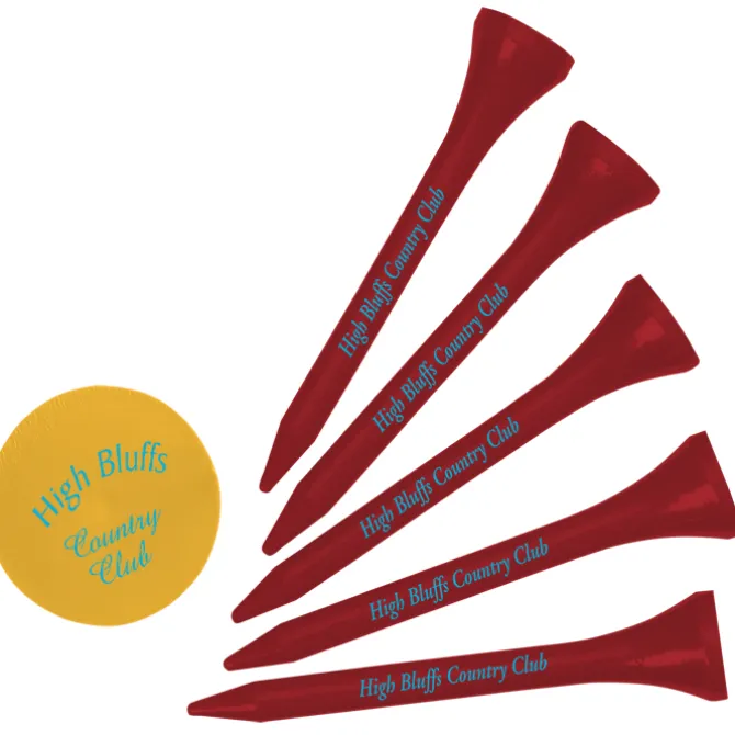 Par Pack- 5 Tees & 1 Quarter Mark