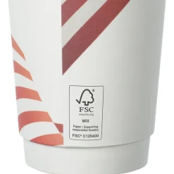 Patriotic Full Color Insulated Paper Cup with Lid - 16 oz.