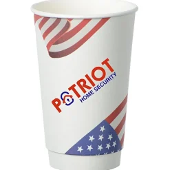 Patriotic Full Color Insulated Paper Cup - 16 oz.