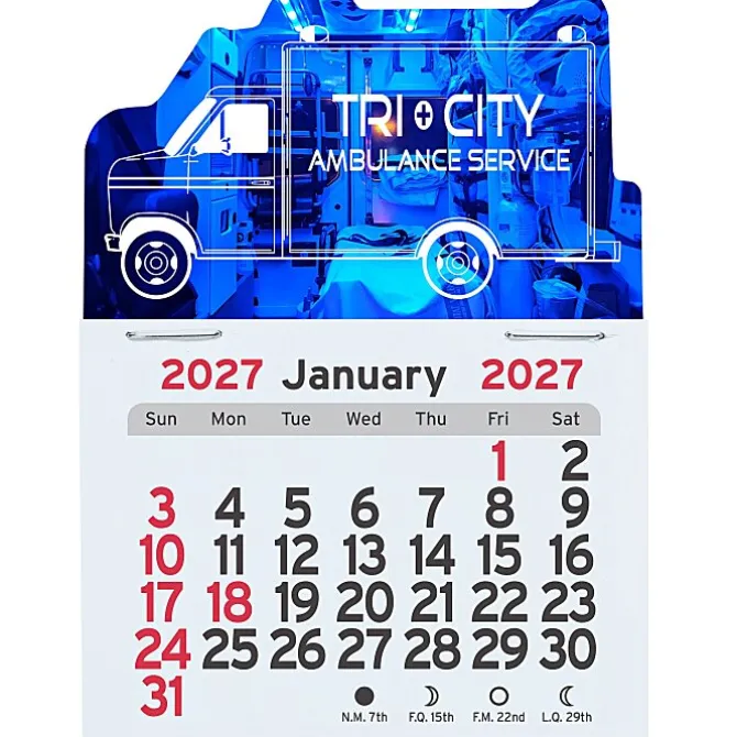 Peel-N-Stick Calendar - Ambulance