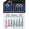 Peel-N-Stick Calendar - Propane Truck
