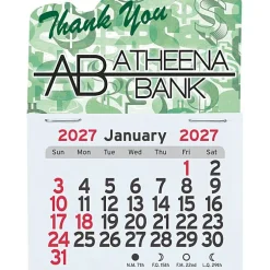 Peel-N-Stick Calendar - Thank You