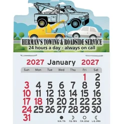 Peel-N-Stick Calendar - Tow Truck