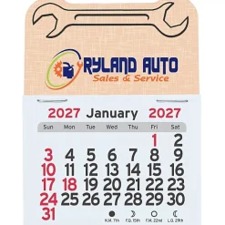 Peel-N-Stick Calendar - Wrench