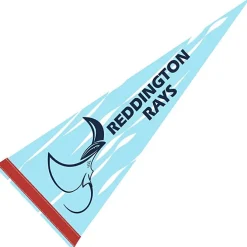 Pennant 9 inches x 24 inches - White - Full Color