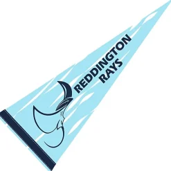Pennant 9 inches x 24 inches - White - Full Color