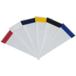 Pennant 4 inches x 10 inches - White - Full Color