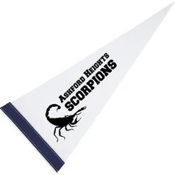 Pennant 8 inches x 18 inches - White