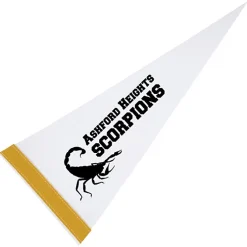 Pennant 8 inches x 18 inches - White