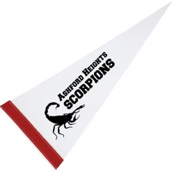 Pennant 8 inches x 18 inches - White