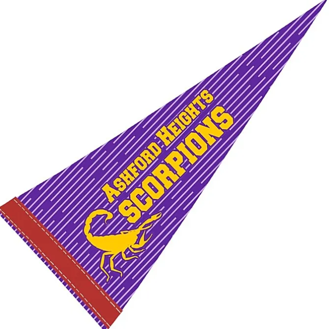 Pennant 8 inches x 18 inches - White - Full Color