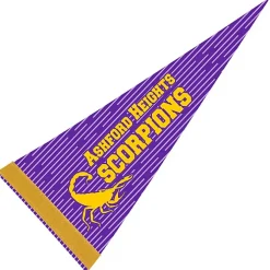 Pennant 8 inches x 18 inches - White - Full Color
