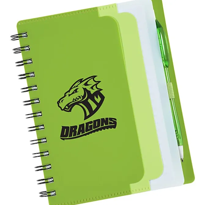Petal Pocket Spiral Notebook with Pen