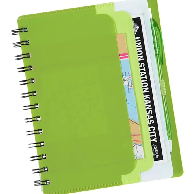 Petal Pocket Spiral Notebook with Pen