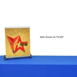Phoenix Retractable Tabletop Banner Display - 17 inches