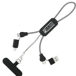 Phone Holder Wristlet with Charging Cable