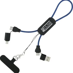 Phone Holder Wristlet with Charging Cable