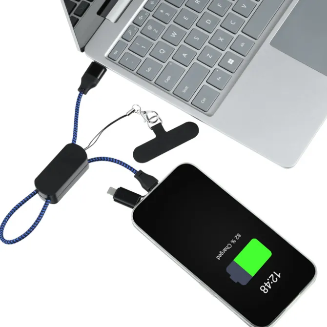 Phone Holder Wristlet with Charging Cable