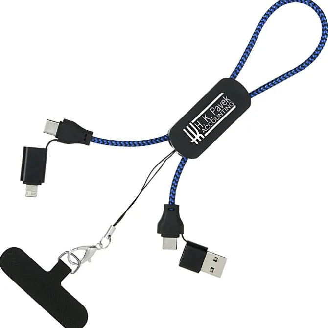 Phone Holder Wristlet with Charging Cable