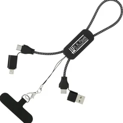 Phone Holder Wristlet with Charging Cable