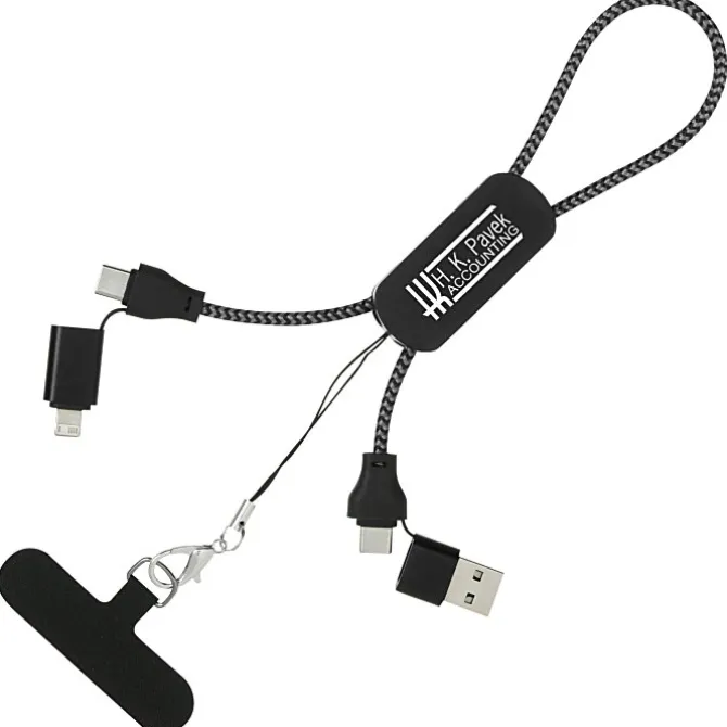 Phone Holder Wristlet with Charging Cable