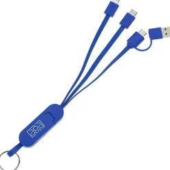 Phone Stand Duo Charging Cable Keychain