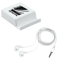 Phone Stand with Compartment - Earbuds